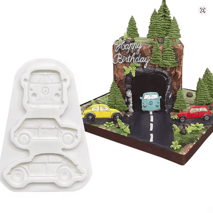 NEW Car Silicone Mold Chocolate Cookies Baking Tool - FranksFunkyStuff