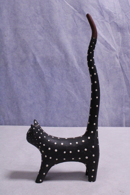 NEW Cat Figurine with Super Long Tail - FranksFunkyStuff