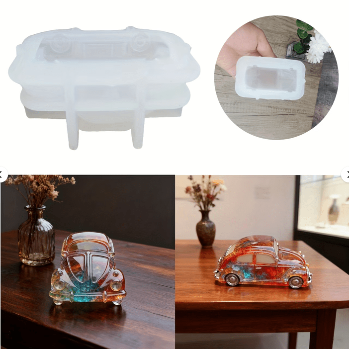 NEW Classic Volkswagen Car Silicone Mold Epoxy Resin Casting Mold - FranksFunkyStuff