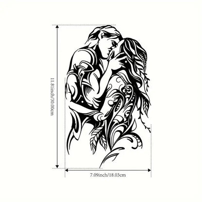 NEW Couple Hugging Metal Sculpture, Silhouette - FranksFunkyStuff