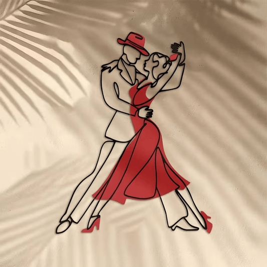 NEW Dancing Couple Acrylic Wall Silhouette - FranksFunkyStuff