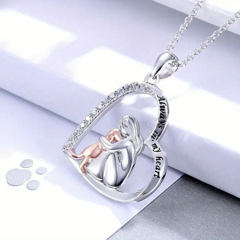 NEW Dog Necklace " Always in My Heart " Pendant with Necklace - FranksFunkyStuff
