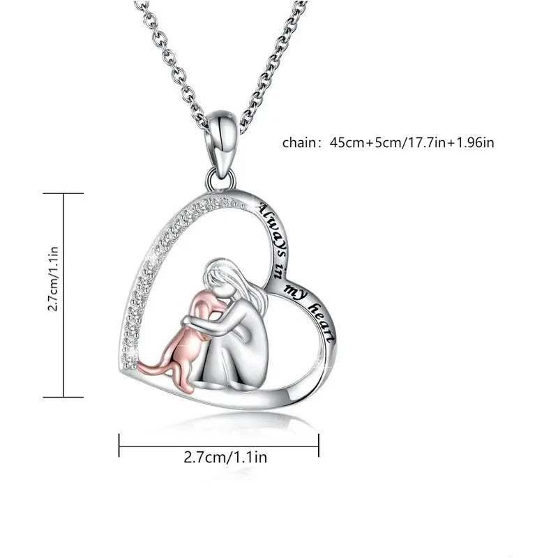 NEW Dog Necklace " Always in My Heart " Pendant with Necklace - FranksFunkyStuff