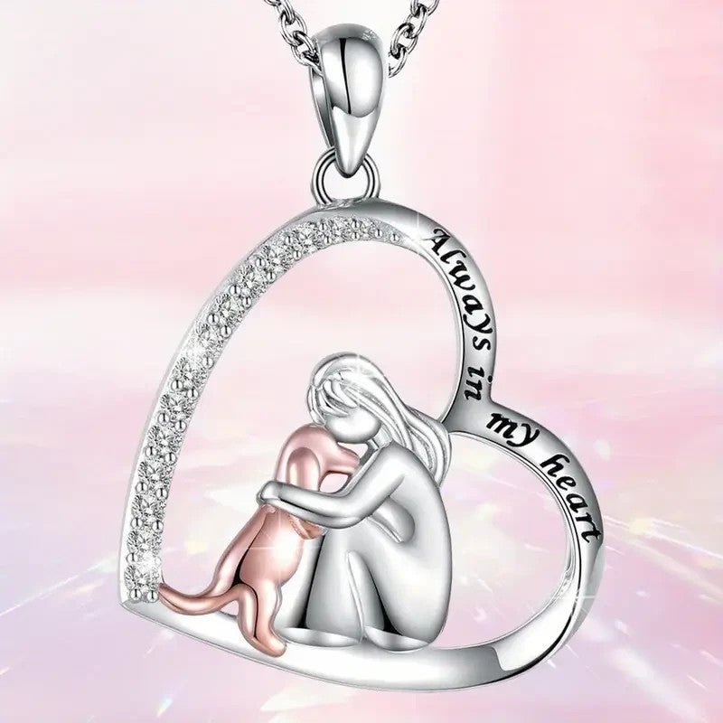 NEW Dog Necklace " Always in My Heart " Pendant with Necklace - FranksFunkyStuff