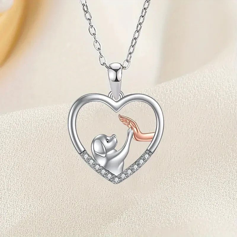 NEW Dog Paw Bumping Hand Necklace - FranksFunkyStuff
