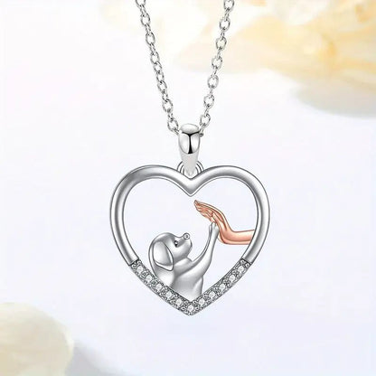 NEW Dog Paw Bumping Hand Necklace - FranksFunkyStuff