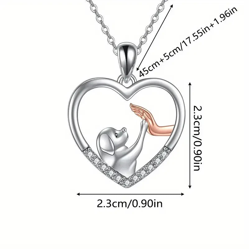 NEW Dog Paw Bumping Hand Necklace - FranksFunkyStuff