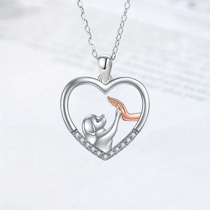 NEW Dog Paw Bumping Hand Necklace - FranksFunkyStuff