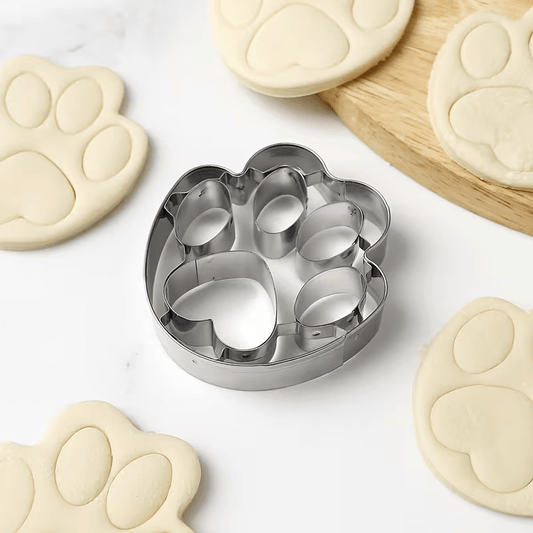 NEW Dog Paw Cookie Cutter, Stainless Steel Paw Print - FranksFunkyStuff