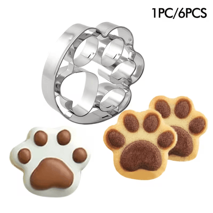 NEW Dog Paw Cookie Cutter, Stainless Steel Paw Print - FranksFunkyStuff