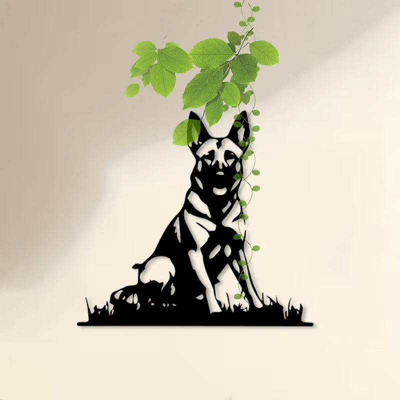 NEW Dog Sign Belgian Malinois Metal Wall Art Silhouette - FranksFunkyStuff