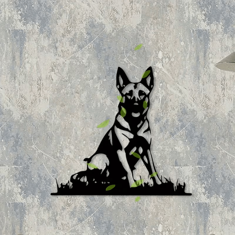 NEW Dog Sign Belgian Malinois Metal Wall Art Silhouette - FranksFunkyStuff