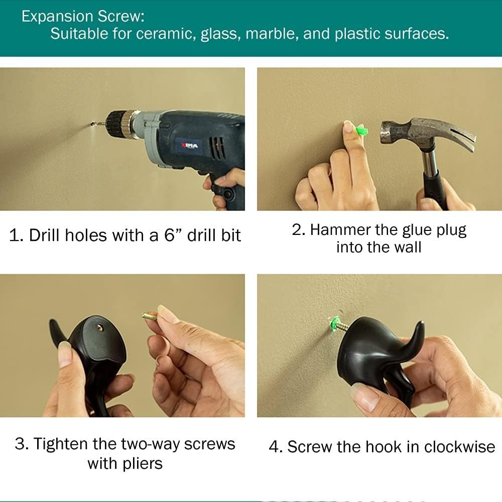 NEW Dog Tail Hooks Set of 2, Wall Mounted Dog Butt, Door Hanger, Hat, Coat keys - FranksFunkyStuff