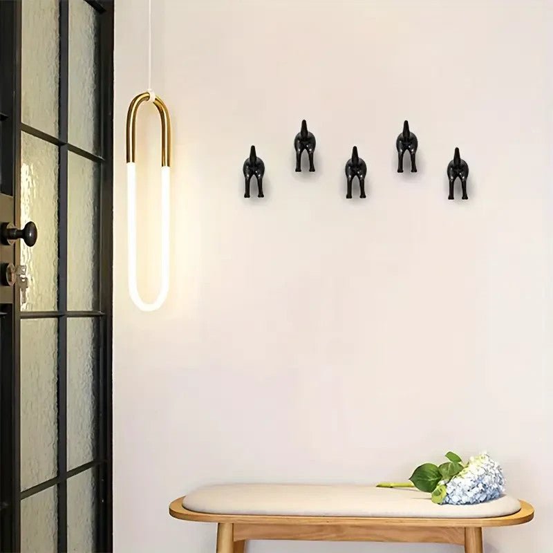 NEW Dog Tail Hooks Set of 2, Wall Mounted Dog Butt, Door Hanger, Hat, Coat keys - FranksFunkyStuff
