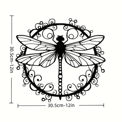 NEW Dragonfly Wall Art Metal Silhouette - FranksFunkyStuff