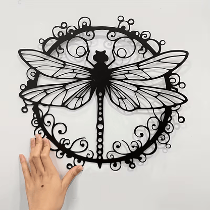 NEW Dragonfly Wall Art Metal Silhouette - FranksFunkyStuff