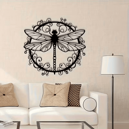 NEW Dragonfly Wall Art Metal Silhouette - FranksFunkyStuff