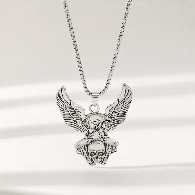 New Eagle Pendant Necklace - FranksFunkyStuff