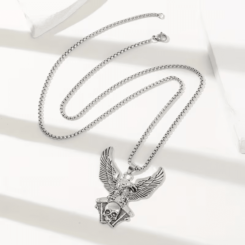 New Eagle Pendant Necklace - FranksFunkyStuff