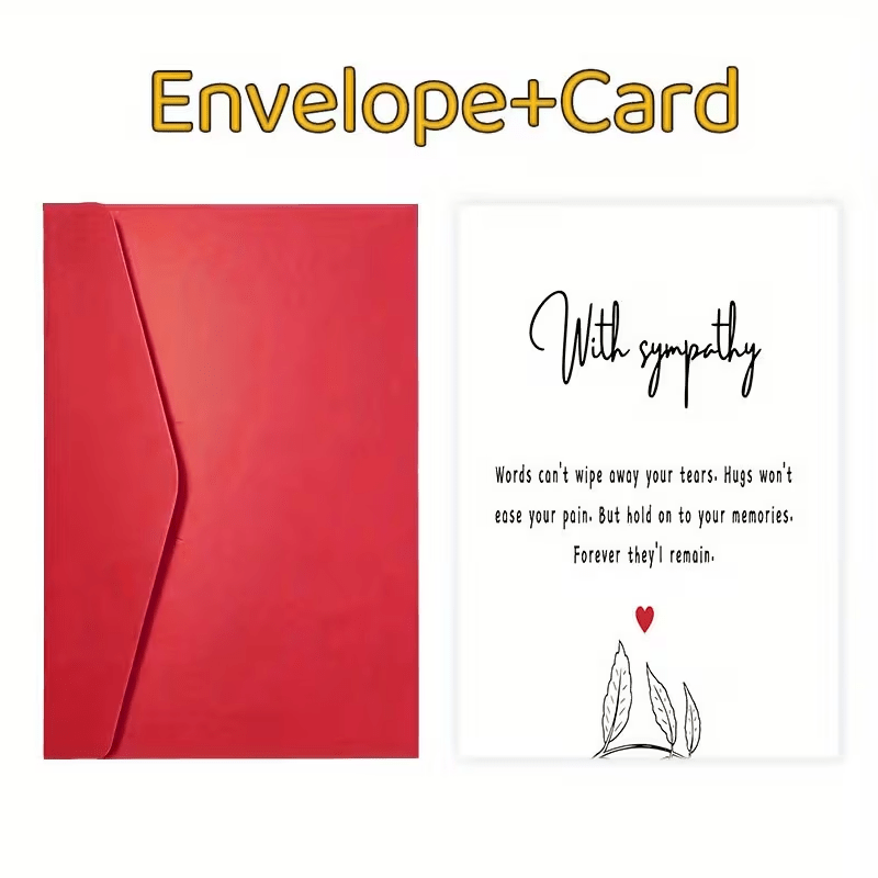 NEW Elegant Condolence and Sympathy Card with Envelope, Free Shipping - FranksFunkyStuff