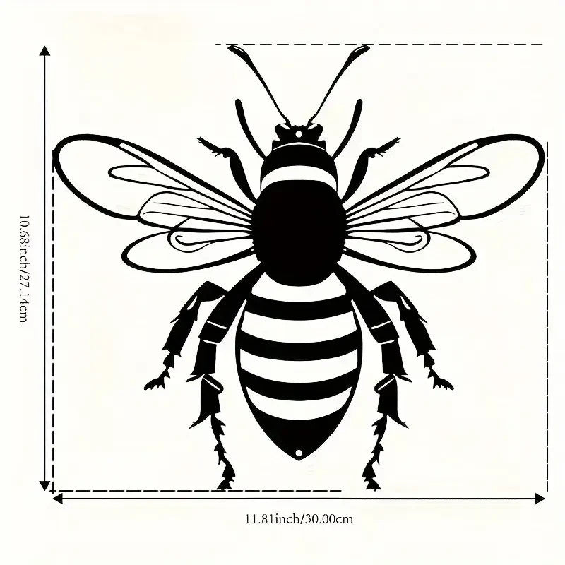 NEW Elegant Metal Bee Silhouette - FranksFunkyStuff