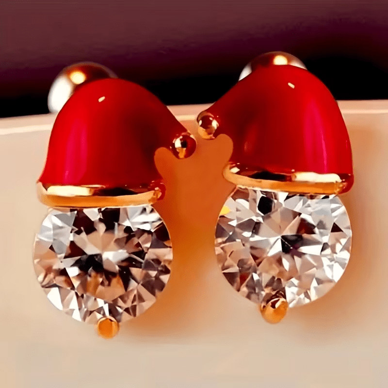 NEW Elegant Synthetic Zircon Earrings for Christmas - FranksFunkyStuff