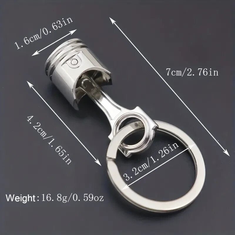 NEW Engine Piston Keychain - FranksFunkyStuff