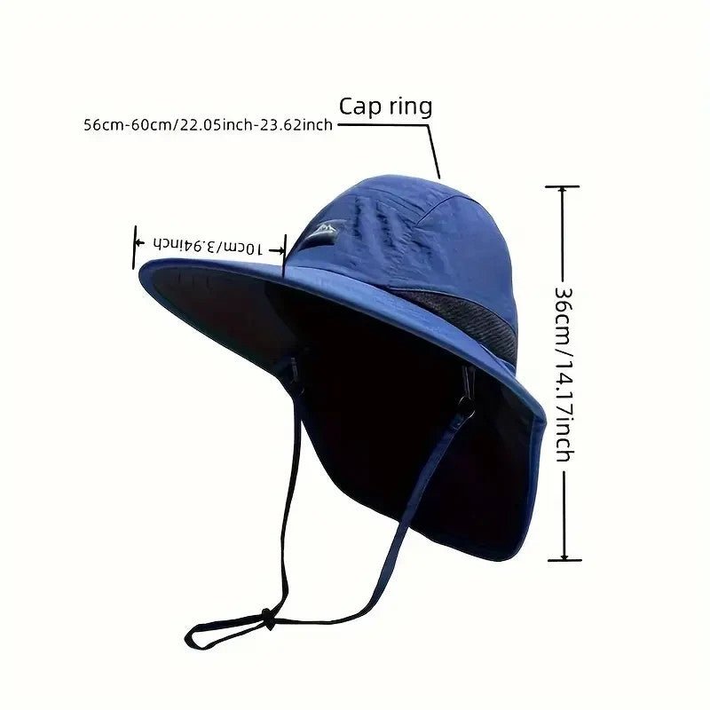 NEW Fashionable Men's Sun Hat - Perfect for Fishing, Hiking, and Camping - FranksFunkyStuff