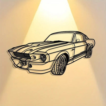 NEW FORD MUSTANG Metal Silhouette - FranksFunkyStuff