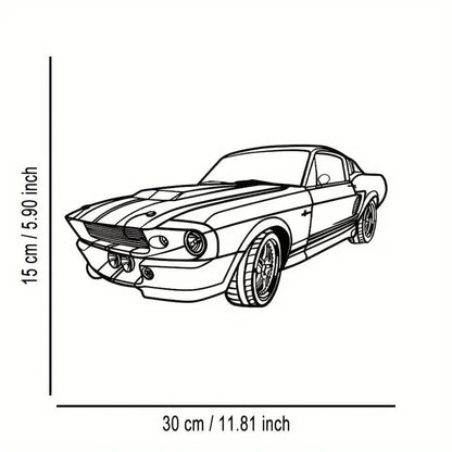 NEW FORD MUSTANG Metal Silhouette - FranksFunkyStuff