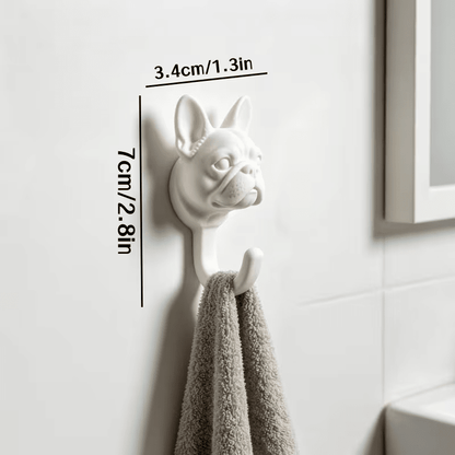 NEW French Bulldog-shaped Wall Hooks 2 per Pack - FranksFunkyStuff