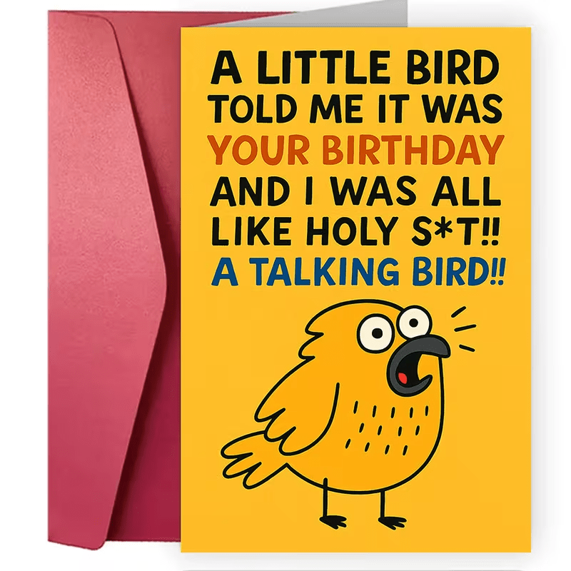 NEW Funny Birthday Greeting Card for Friends and Family, FREE SHIPPING - FranksFunkyStuff