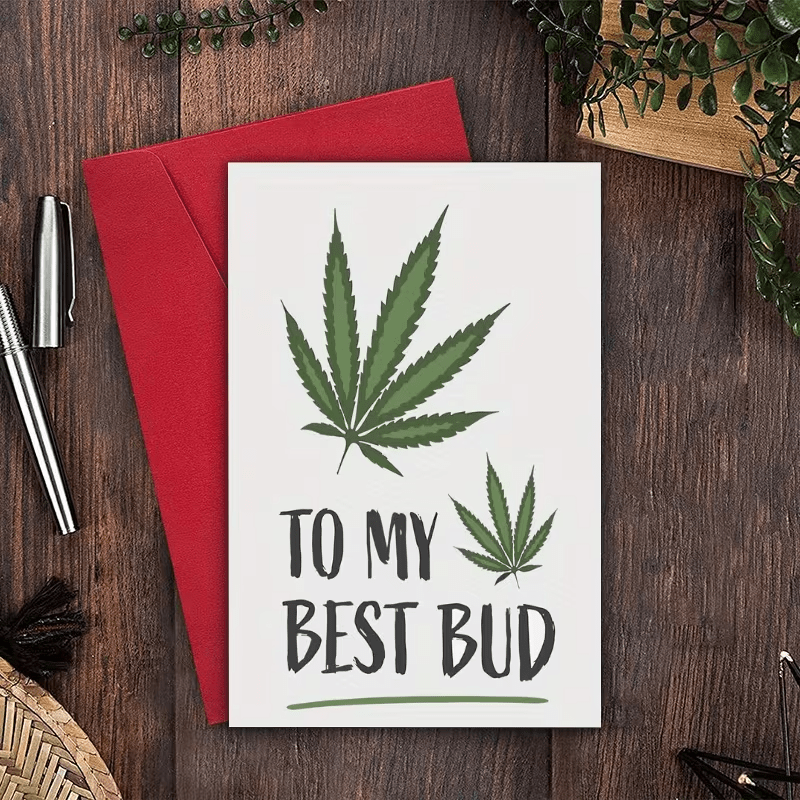 NEW Funny Cannabis-Themed Birthday Card for Him or Her FREE SHIPPING - FranksFunkyStuff