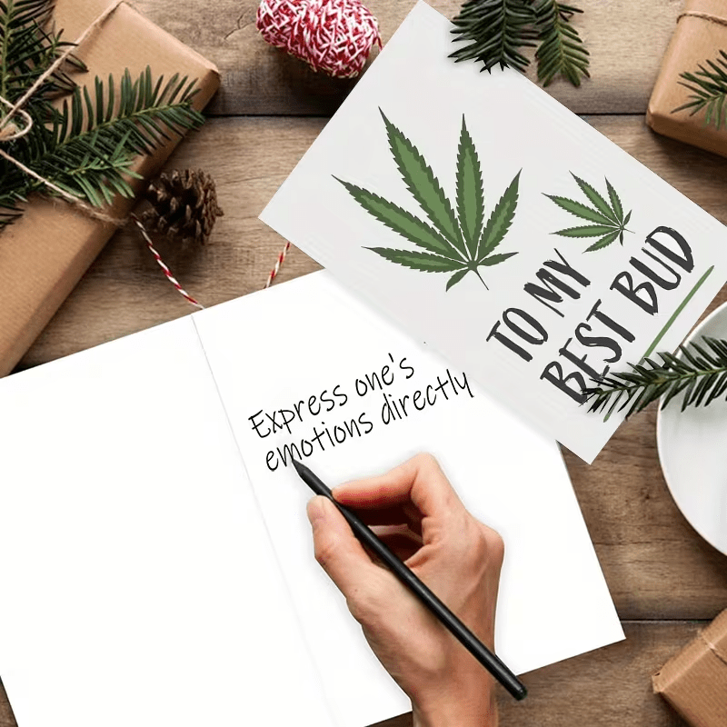 NEW Funny Cannabis-Themed Birthday Card for Him or Her FREE SHIPPING - FranksFunkyStuff