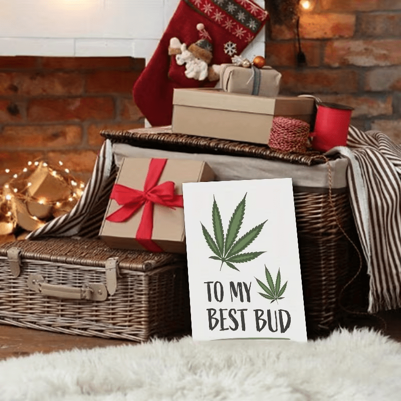 NEW Funny Cannabis-Themed Birthday Card for Him or Her FREE SHIPPING - FranksFunkyStuff