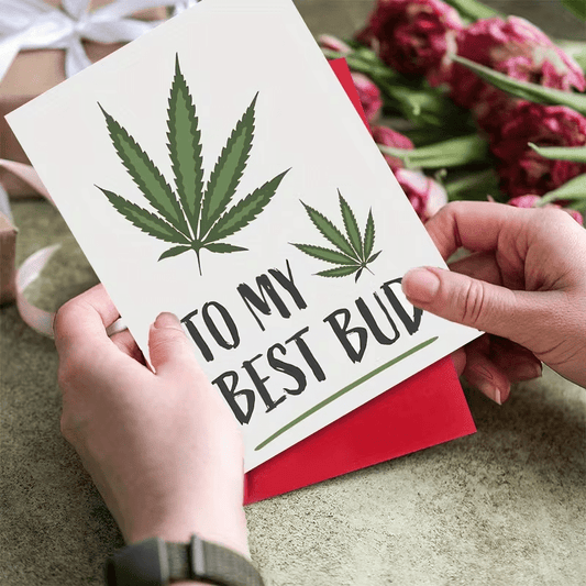 NEW Funny Cannabis-Themed Birthday Card for Him or Her FREE SHIPPING - FranksFunkyStuff