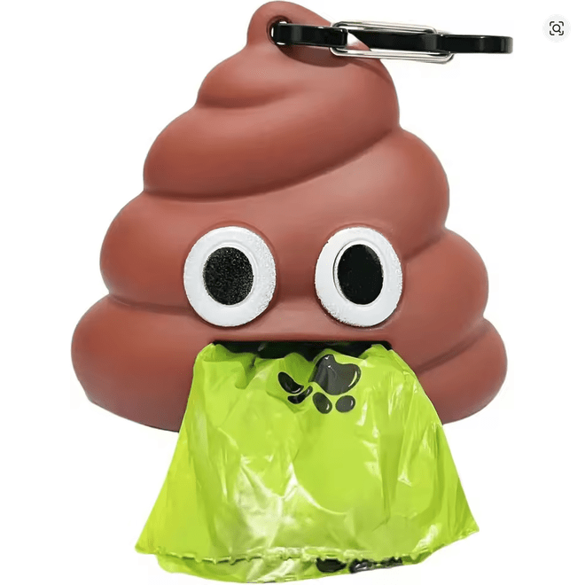 NEW Funny Dog Garbage Bag Dispenser for Pets Includes 1 Roll of Scented Bags - FranksFunkyStuff