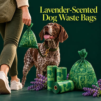NEW Funny Dog Garbage Bag Dispenser for Pets Includes 1 Roll of Scented Bags - FranksFunkyStuff