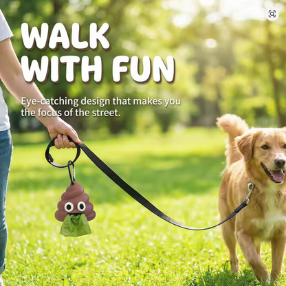 NEW Funny Dog Garbage Bag Dispenser for Pets Includes 1 Roll of Scented Bags - FranksFunkyStuff