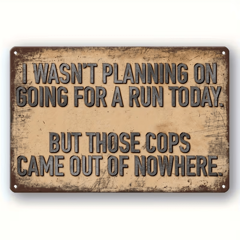 NEW Funny-Themed "I Didn'T Plan on Going for a Run Today " - FranksFunkyStuff