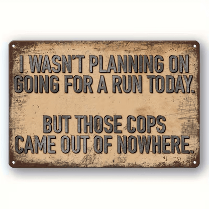NEW Funny-Themed "I Didn'T Plan on Going for a Run Today " - FranksFunkyStuff