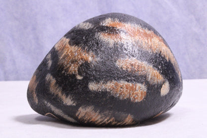 NEW Hand Painted Cat on Rock Paper Weight - FranksFunkyStuff