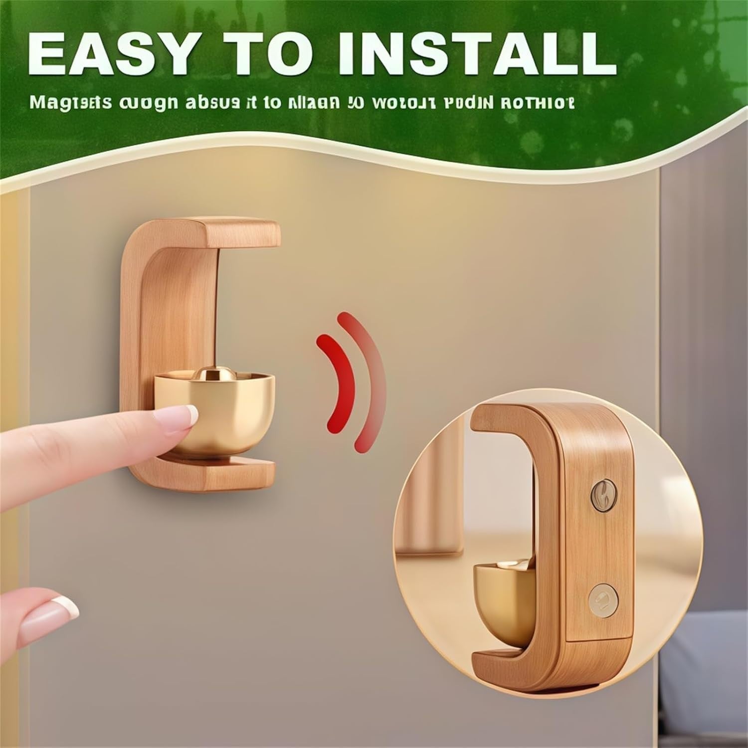 NEW Hanging Decoration Japanese Wooden Doorbell - FranksFunkyStuff