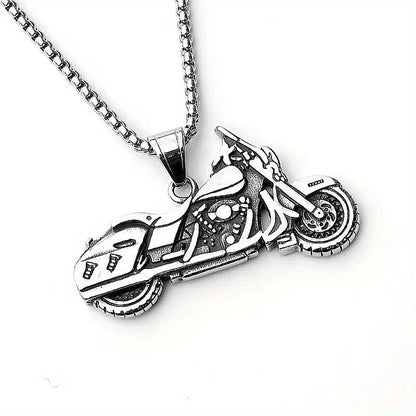 NEW Harley Look Motorcycle Pendant W / Necklace - FranksFunkyStuff