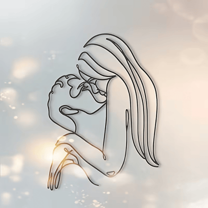 NEW HUGGING COUPLE METAL SILHOUETTE SIGN - FranksFunkyStuff