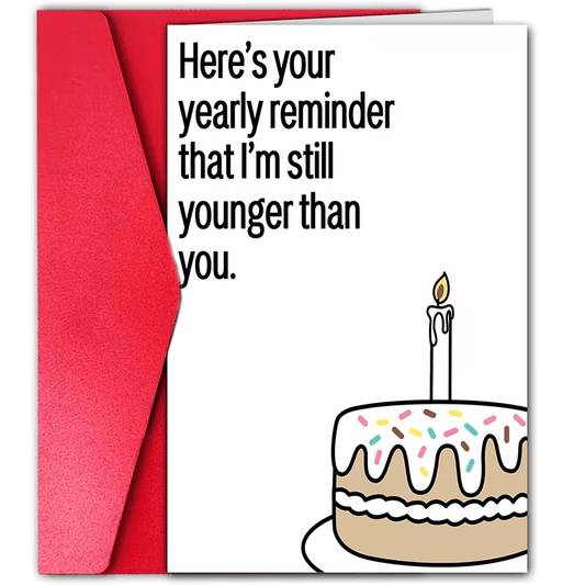 NEW Humorous Birthday Card for Friends and Family, FREE SHIPPING - FranksFunkyStuff