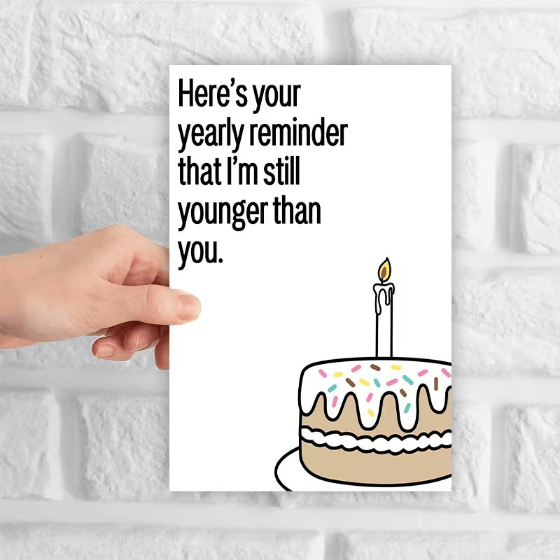 NEW Humorous Birthday Card for Friends and Family, FREE SHIPPING - FranksFunkyStuff