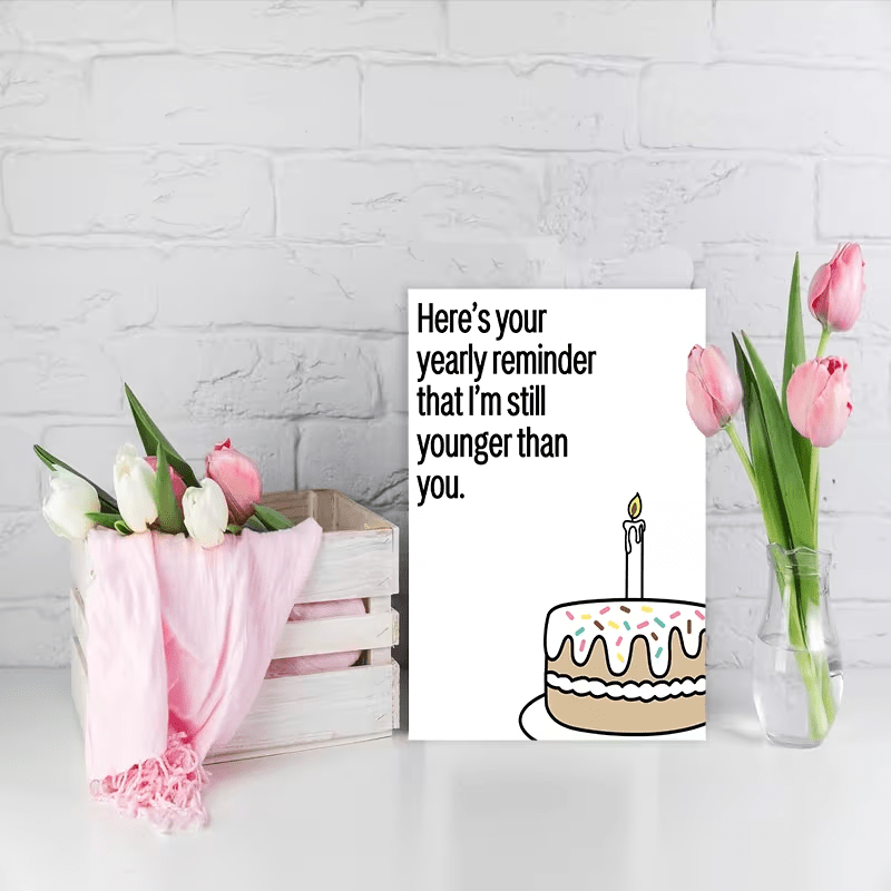 NEW Humorous Birthday Card for Friends and Family, FREE SHIPPING - FranksFunkyStuff