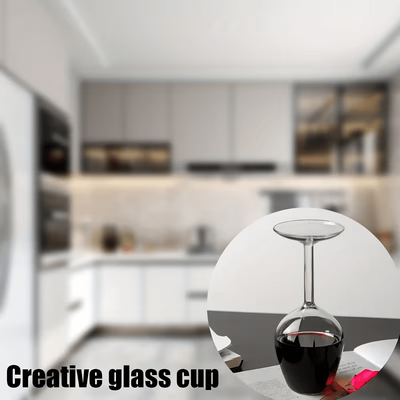 NEW Inverted Wine Glass, Unique Shape And Eye-Catching Design - FranksFunkyStuff