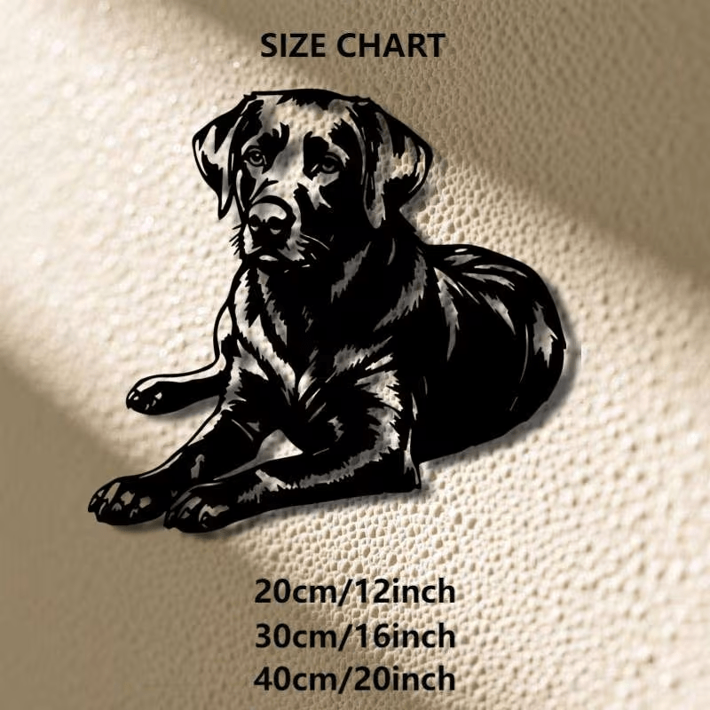 NEW Labrador Retriever Metal Silhouette Wall Art - FranksFunkyStuff
